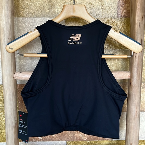 NWT New Balance Bandier Women’s Low Impact Fast Drying Padded Sports Bra Tank - Picture 4 of 8